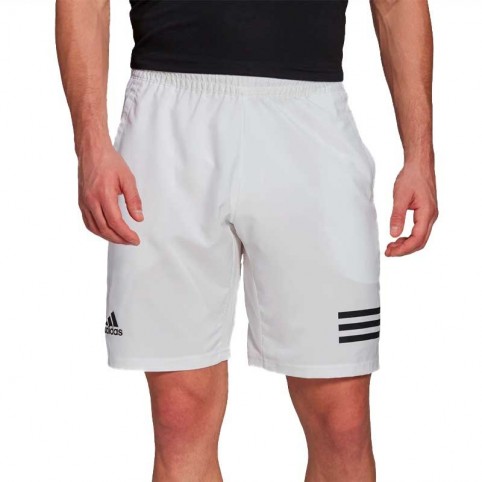 Adidas -Adidas Weiße Club 3STR Shorts GL5412