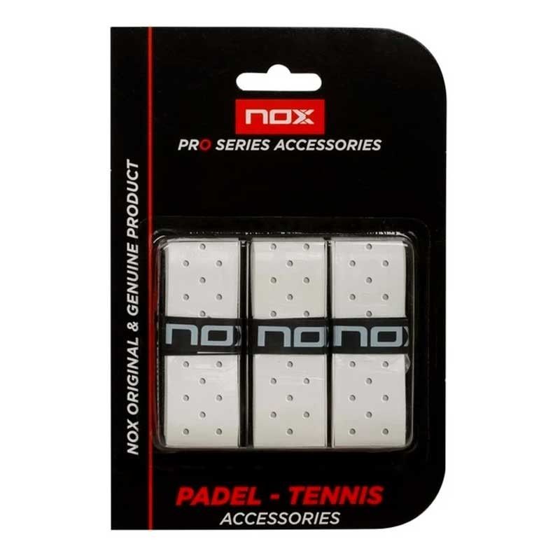 Nox -Blister Overgrips Pro 3 Unidades Pe Branco