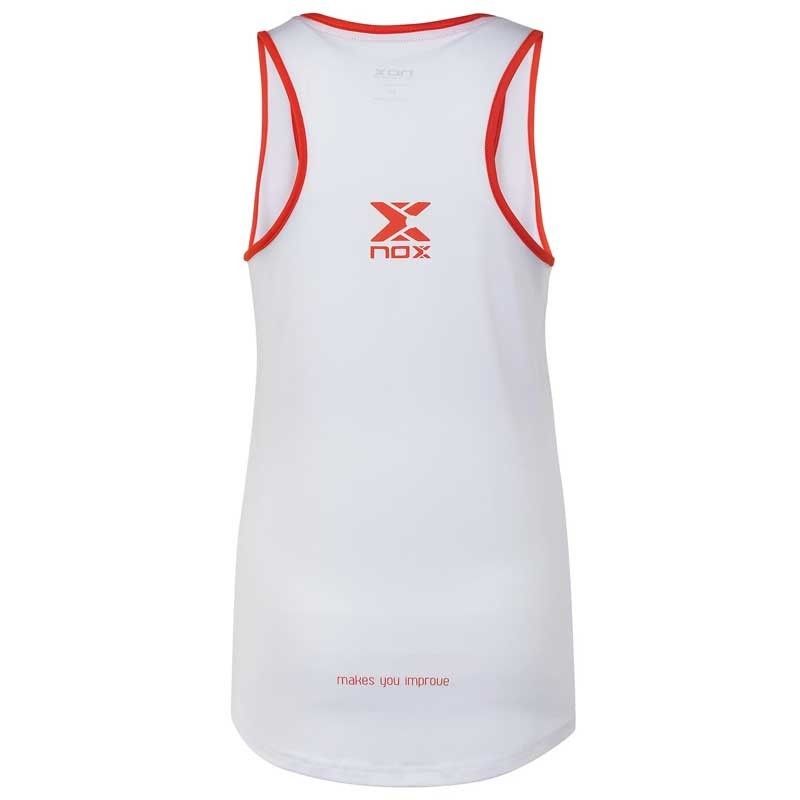 Nox -Camiseta Tirantes Nox Team Mujer 2021 Blanco