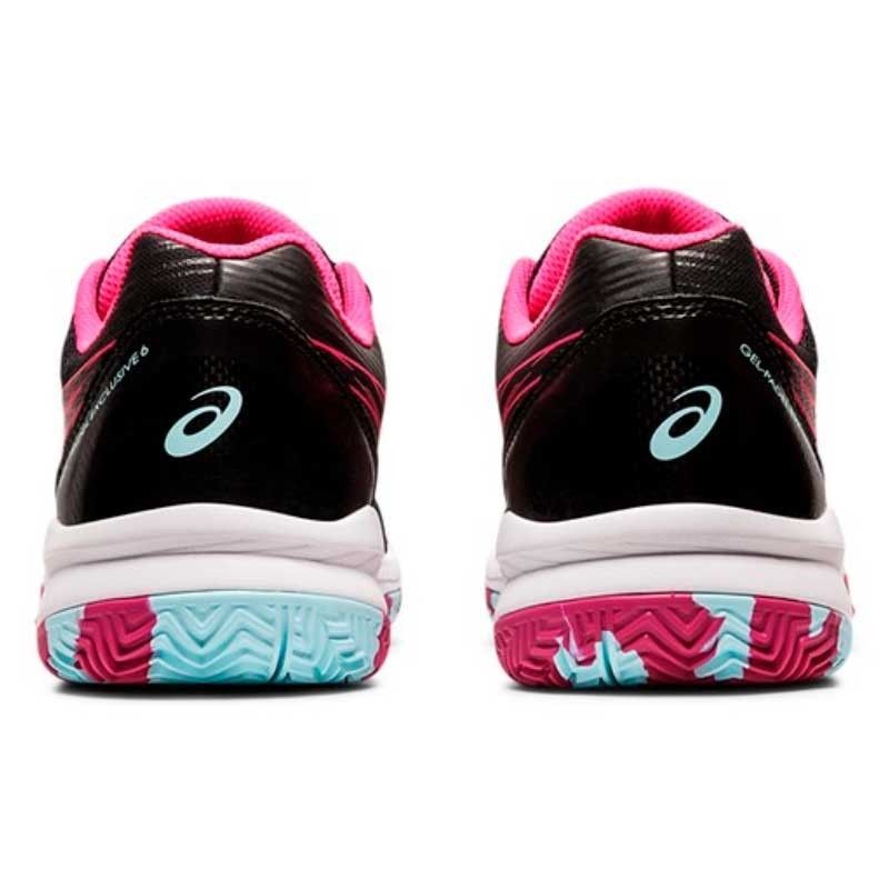Asics -Asics Gel Padel Exclusive 6 Negro Rosa Mujer 1042A143003