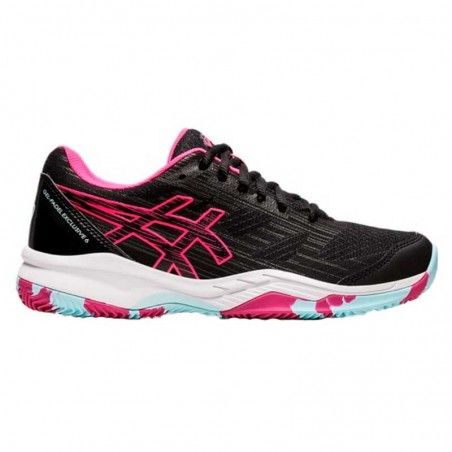 Asics -Asics Gel Padel Exclusive 6 Preto Rosa Mulheres 1042A143003