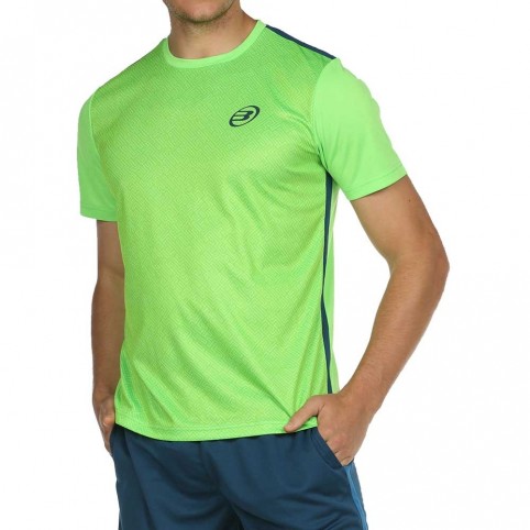 Bullpadel -Camiseta Bullpadel Caucasi Verde Fluor 2022