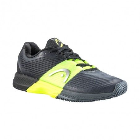 Head -Head Revolt Pro 4.0 Clay Black Shoes 273112 BKYE