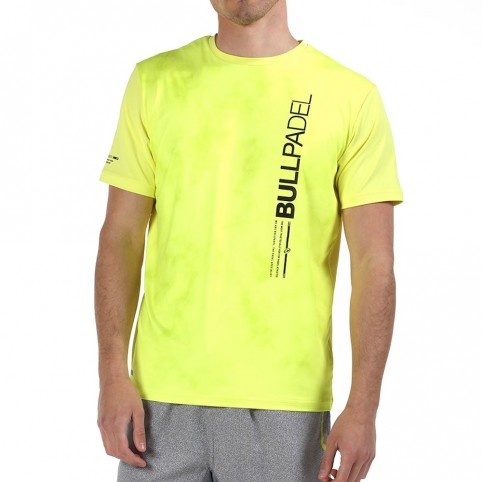 Bullpadel -Camiseta Bullpadel Maren Amarillo Fluor