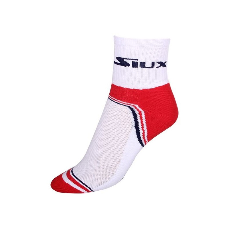 Siux -Siux Socken Weiß Rot