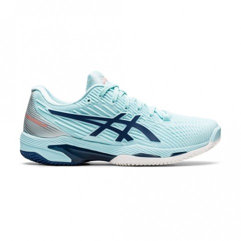 Asics -Asics Solution Speed FF 2 Clay Blanco Azul Mujer 1042A134 403