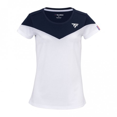 TECNIFIBRE -Camiseta Tecnifibre Perf Blanco Mujer