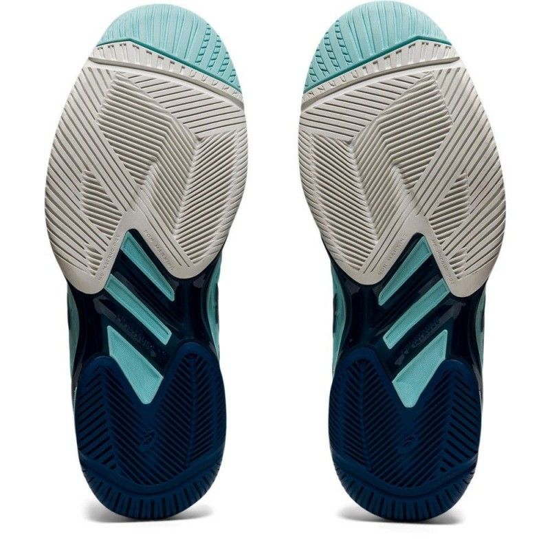 Asics -Asics Solution Speed Ff 2 Blanco Azul Mujer 1042a136 403