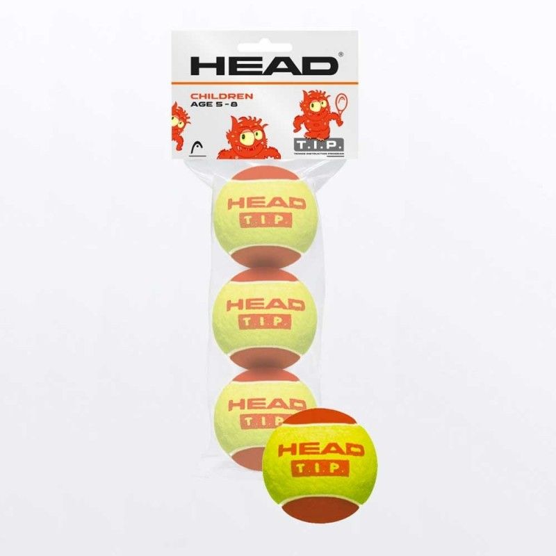 Head -Can Of 3 Head Tip Red Foam Balls