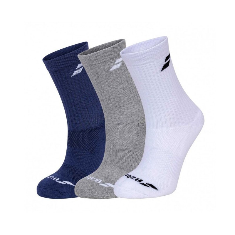 Babolat Long Socks x 3 pairs Multicolor Paddle socks