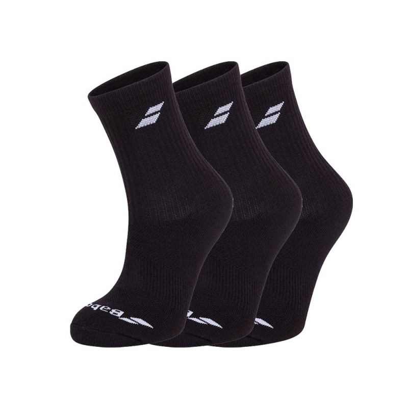 Babolat -Babolat Long Socks x 3 pairs Black