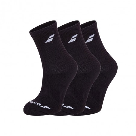 Babolat -Babolat Meias Longas x 3 pares Preto