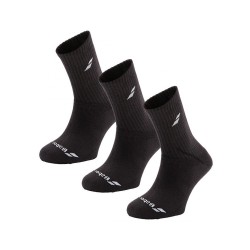 Babolat -Babolat Long Socks x 3 pairs Black 2