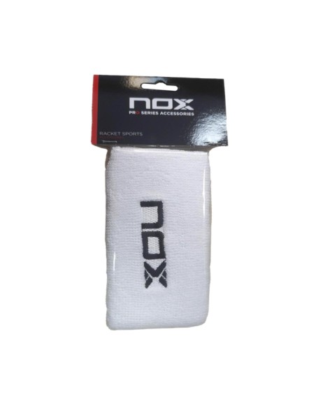 Nox -Blister (2 Pcs) Long Black Nox Wristband White Logo Mulnebla2Ud