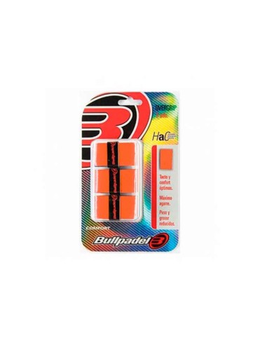 Bullpadel -3 ORANGE Bullpadel GB-1200 OVERGRIPS