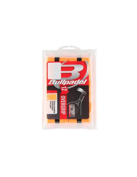 Bullpadel -Overgrip Pack 12 Units Gb1600 Fluor Orange 450840