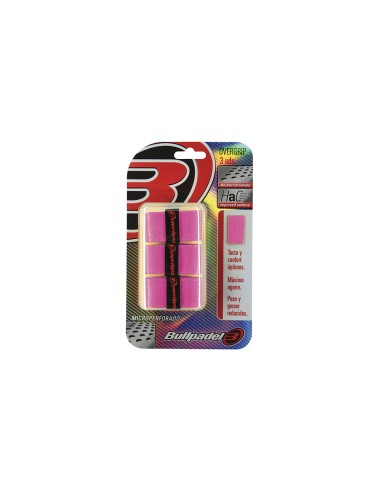 Bullpadel -Overgrip 3 Units Gb-1201 722 Pink Fluor 450843