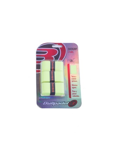 Bullpadel -Overgrip 3 Unidades Gb-1705 971 Fluor Amarelo 453615