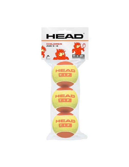Head -Lata de 3 bolas vermelhas com ponta de Head 578113