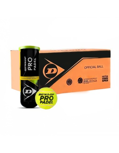 Dunlop -Box 24 Cans 3 Balls Dunlop Pro Padel 601384