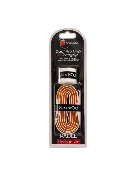 -Dual Pro Grip Blanco/Naranja 100-0017 -Dual Pro Grip Blanco/Naranja 100-0017