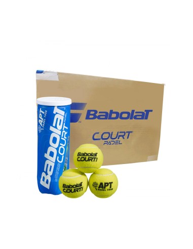 Babolat -Boite 24 Canettes 3 Balles Babolat Court Padel 501098