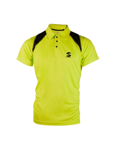 SOFTEE -Polo Padel Softee Reflex Amarillo Fluor Negro