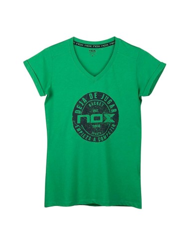 Nox -Camiseta Nox Básica Nox Verde Mulher T18mcabnve