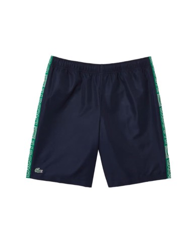 Lacoste -Shorts Lacoste Logo Listras Laterais Gh0875mr0