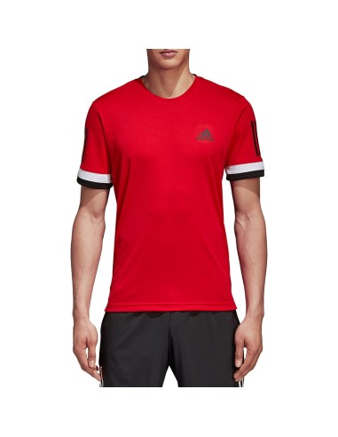 Adidas -Camiseta Club 3str Vermelha Ce1424