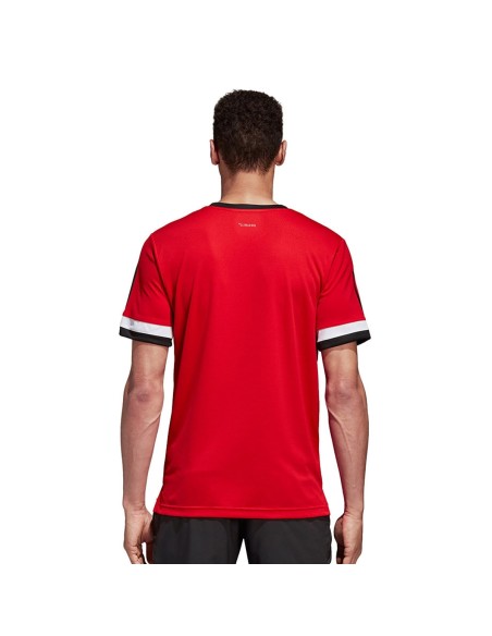 Adidas -Camiseta Club 3str Vermelha Ce1424 Adidas -Camiseta Club 3str Vermelha Ce1424