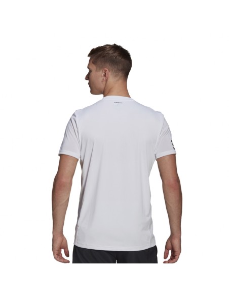 Adidas -Adidas Club 3str T-shirt Gl5401 Adidas -Adidas Club 3str T-shirt Gl5401