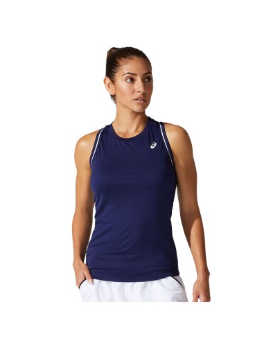 Asics -Camiseta Asics Court W Piping 2042a155 100 Mulheres