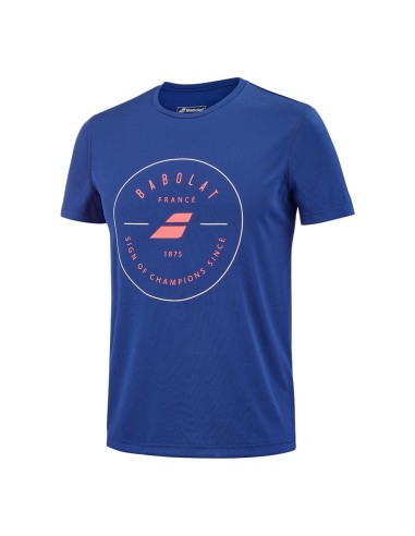 Babolat -T-SHIRT Babolat EXERCISE GRAPHIC AZUL-MARINHO