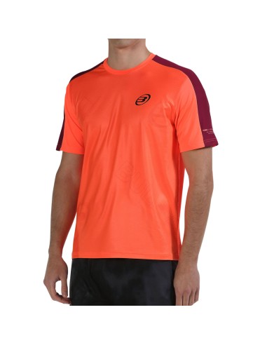 Bullpadel -Camiseta Bullpadel Meia Laranja