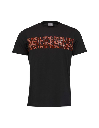 Head -Camiseta Head Padel Spw 811532 Bk
