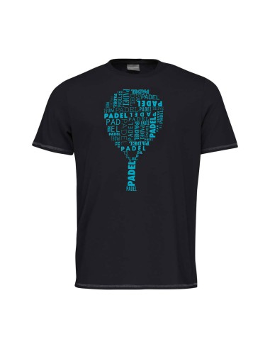 Head -Head Padel Typo T-shirt 811442 Bk
