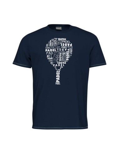 Head -Head Padel Typo T-shirt 811442 Bk