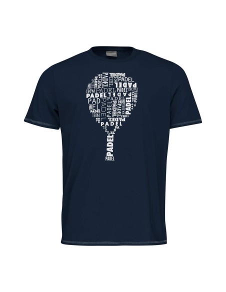 Head -Head Padel Typo T-shirt 811442 Bk Head -Head Padel Typo T-shirt 811442 Bk