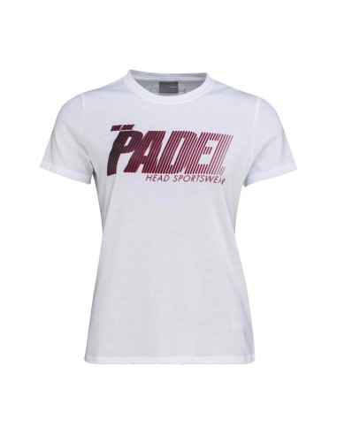 Head -T-shirt Head Padel Typo 811442 Bk