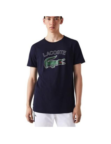 Lacoste -Camiseta Lacoste Azul Marino-Verde Th9299166