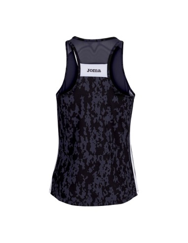 JOMA -Camiseta Sin Mangas Cancha Negro 901580.100 Mujer