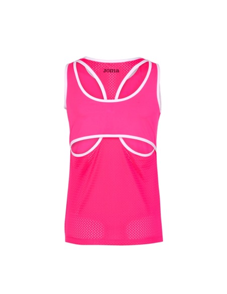 JOMA -Camiseta Tirantes Break Rosa Fluor Mujer