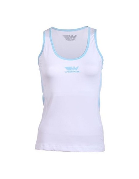 WINGPADEL -Camiseta Wingpadel W-Lisa Azul Blanco Niña