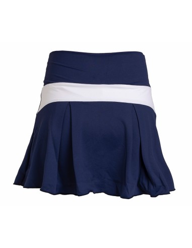 Black Crown -Black Crown Milos Skirt White-Blue