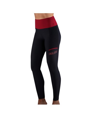 Endless -Mallas Endless Fit Pocket 40014 Black Wine Mujer