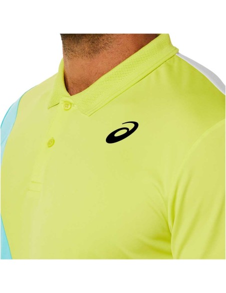 Asics -Polo Asics Masculino Court Color Block 2041a198 103 Asics -Polo Asics Masculino Court Color Block 2041a198 103