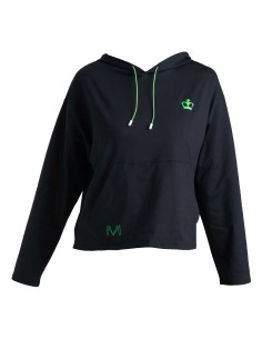 Black Crown -Sudadera Black Crown Marta Marrero Negro/Lima 2
