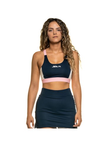 Siux -Top Mujer Siux Antonela Blanco-Tricolor