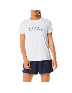 Asics -Camiseta Asics Women Court Graphic Tee 2042a259-100 Mujer